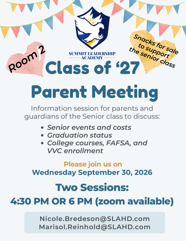 Senior Parent Night Thumbnail Image