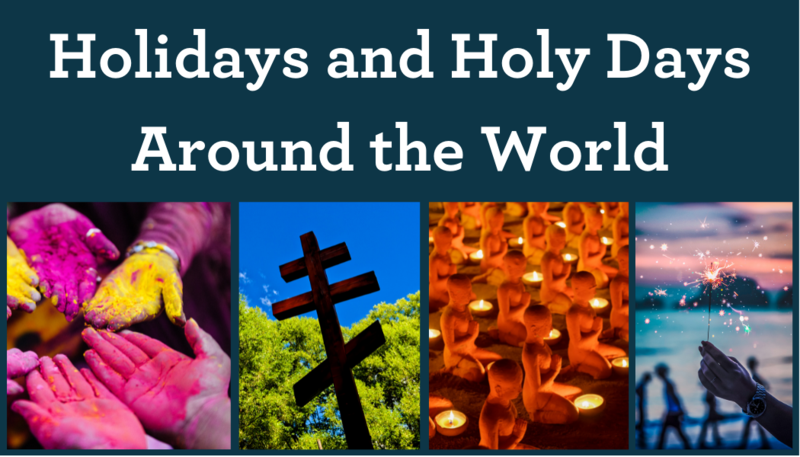 This Week's Holidays and Holy Days Around the World Featured Photo