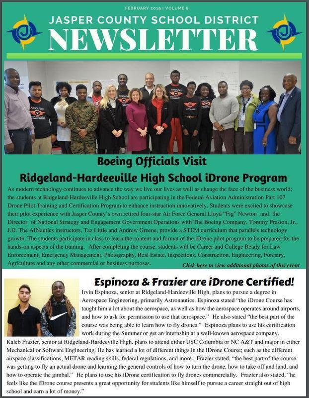 JCSD Newsletter - Volume 6