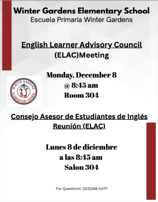 ELAC Mtg.