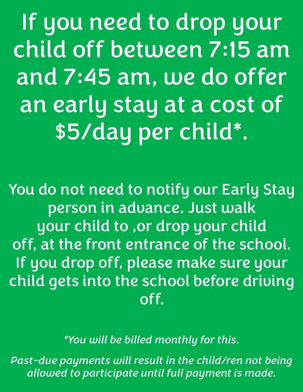 Early Stay Information