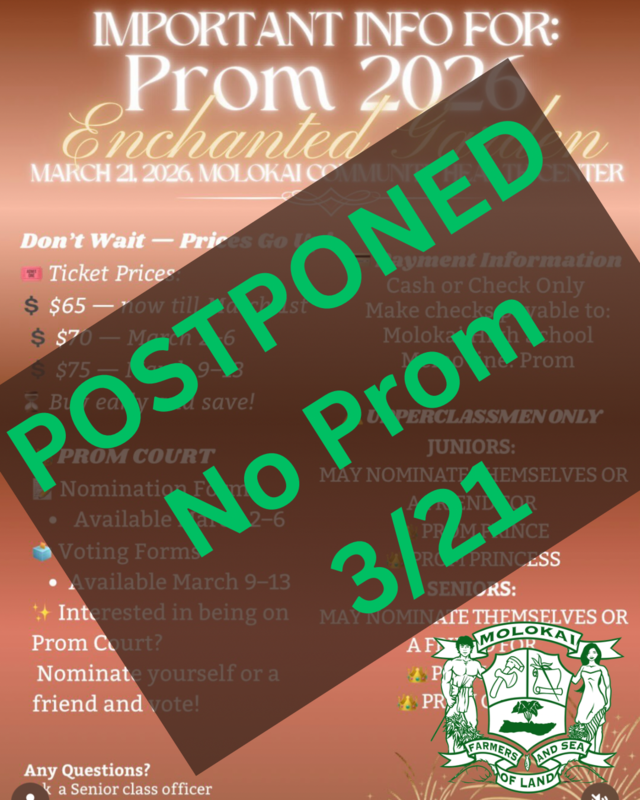 Prom Postponed