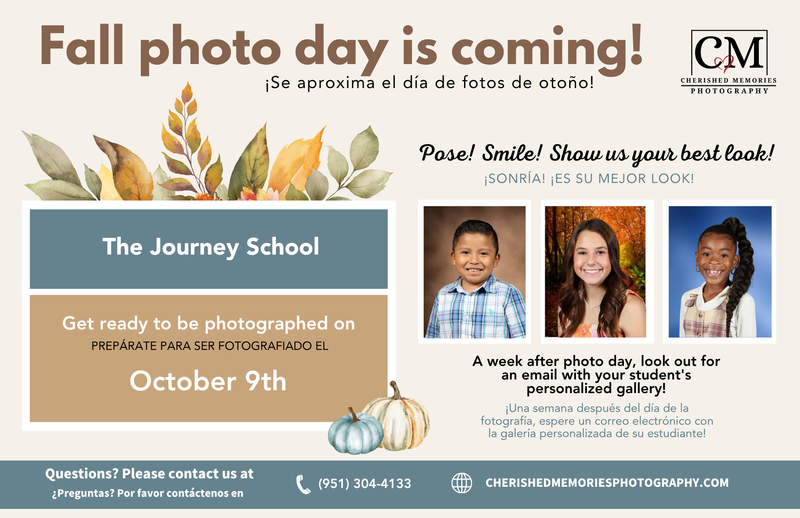 Fall Picture Day is October 9!