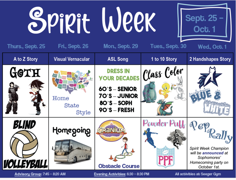 Spirit Week General Information