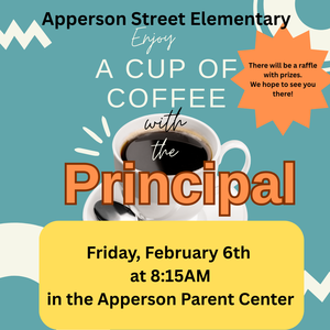 Come and have coffee with the Principal