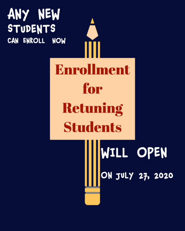 Enrollment for returning students Featured Photo