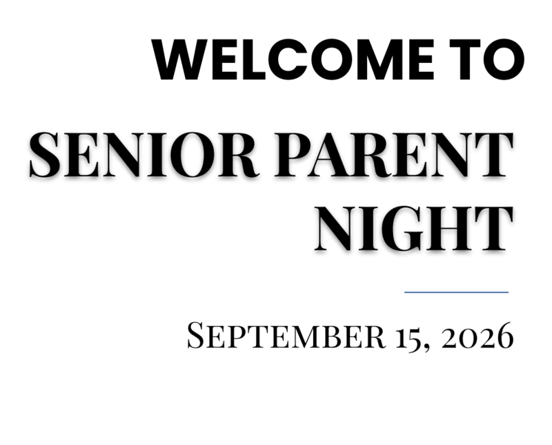 parent night first slide