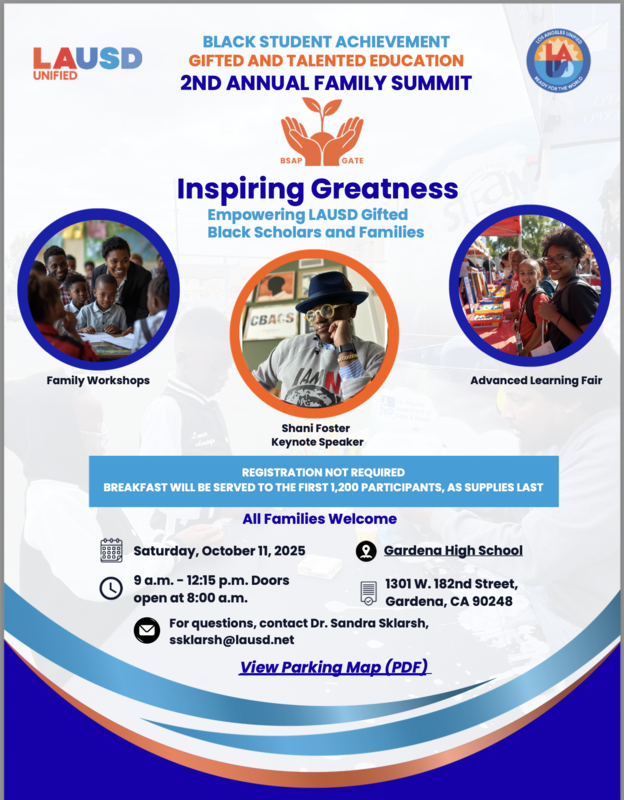 GIFTED and TALENTED EDUCATION 2nd ANNUAL FAMILY SUMMIT
