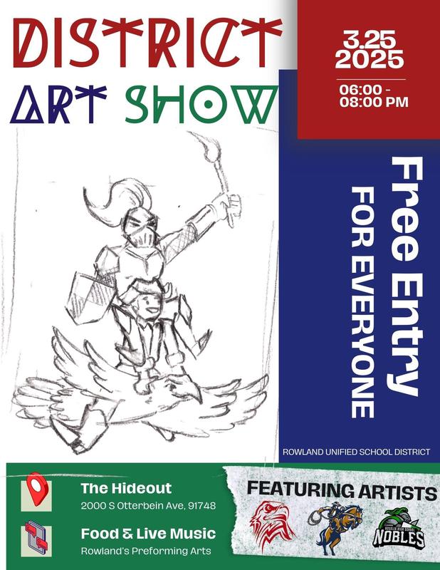 RUSD District Art Show - March 25, 2026, 6:00 PM - 8:00 PM