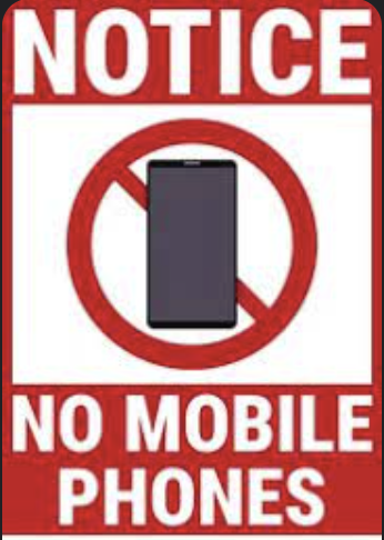 no cell phone use