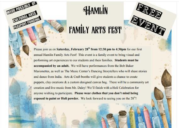 Hamlin Family Arts Festival Featured Photo