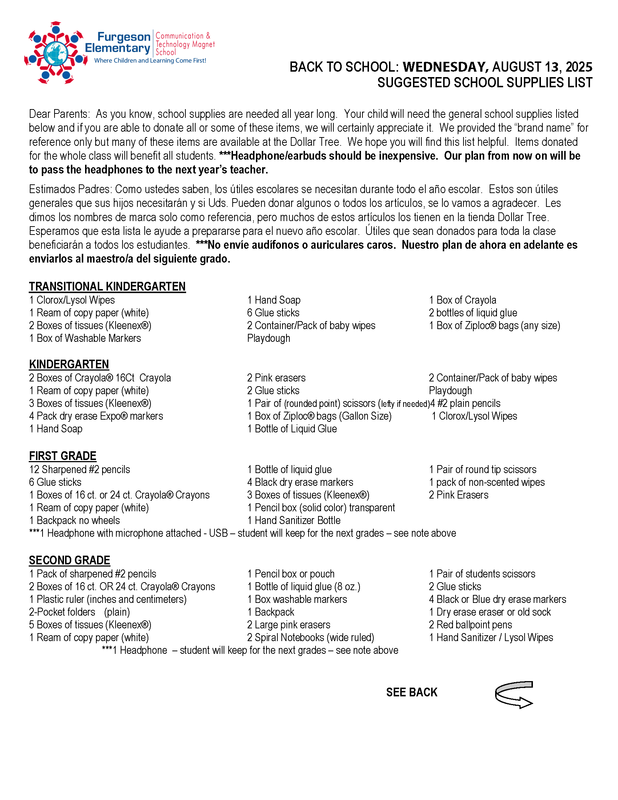 Supply List