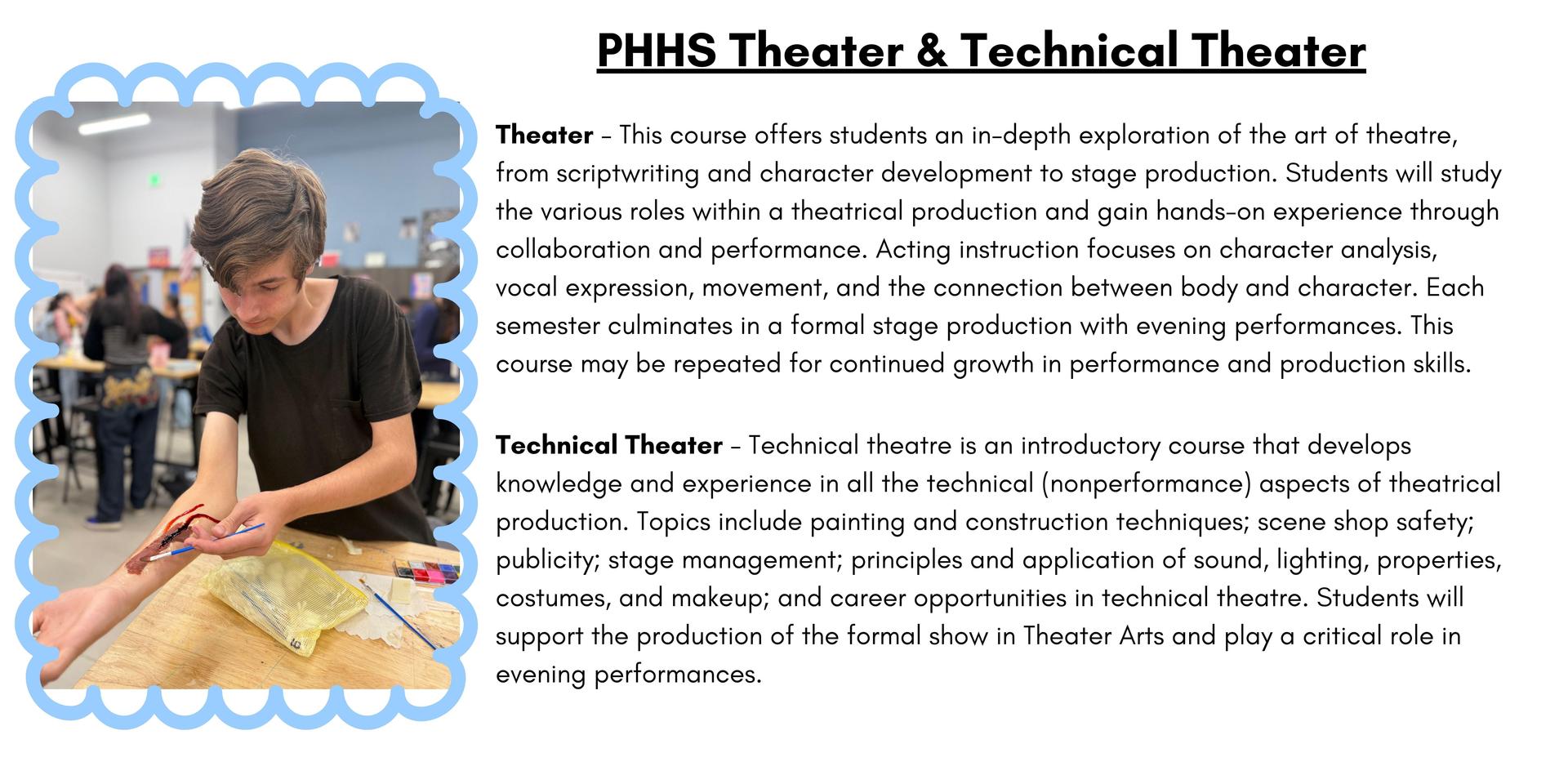 performing arts blurb
