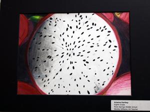 Student artwork on display