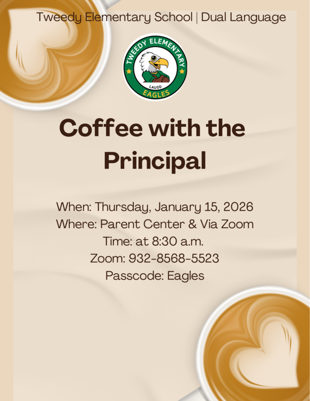 Coffee with the principal