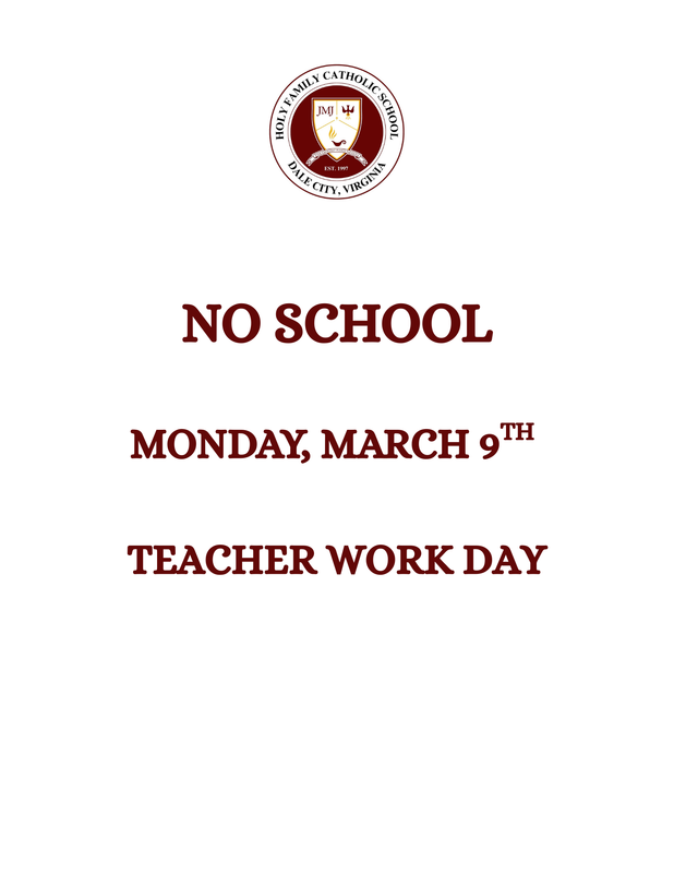No School March 9th