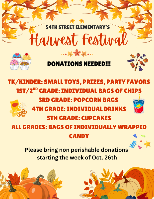 Donations needed for Harvest Festival Featured Photo