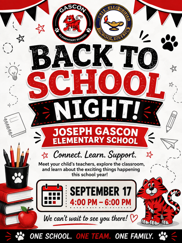back to school flyer