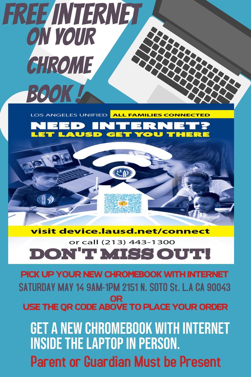 Get a New Chorome Book with Free Internet included in your laptop! Featured Photo