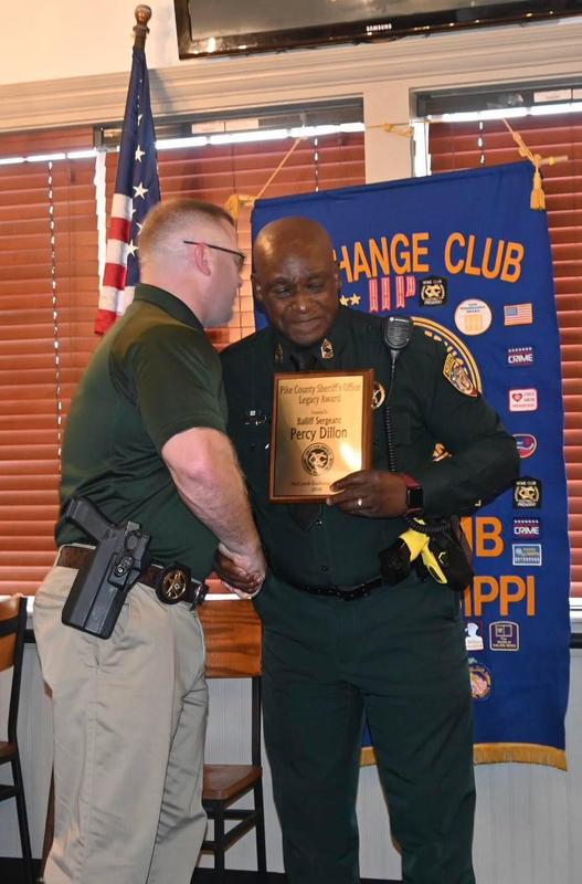 Sheriff Bryant “Wally” Jones Creates New Award in Honor of Longtime Bailiff Mr. Percy Dillon