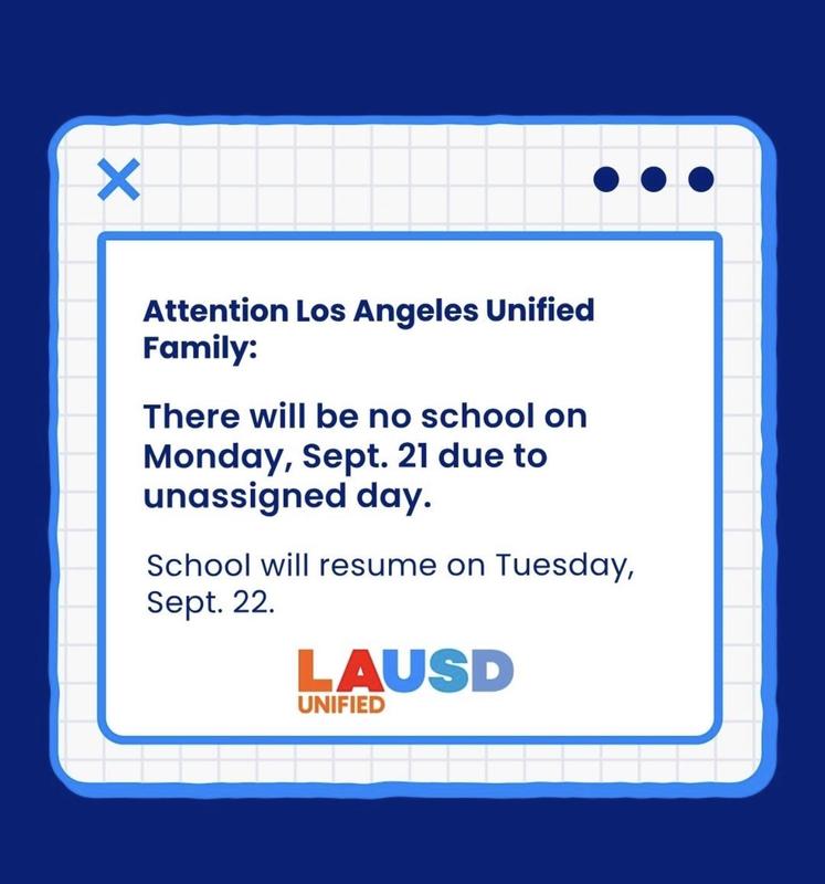 No School Monday 9/21 PNG