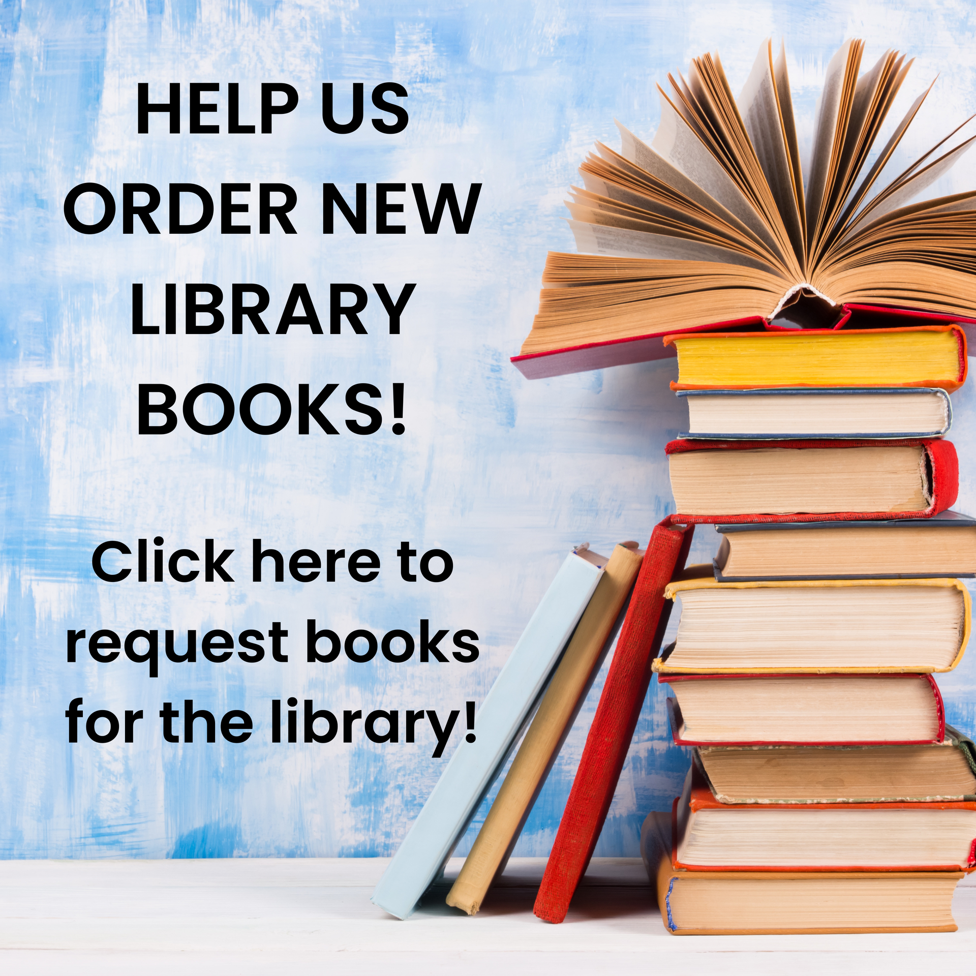 Click here to request book orders for the library.