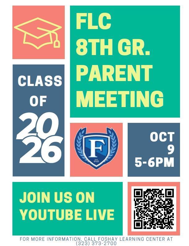 FLC 8th Grade Parent Meeting Featured Photo
