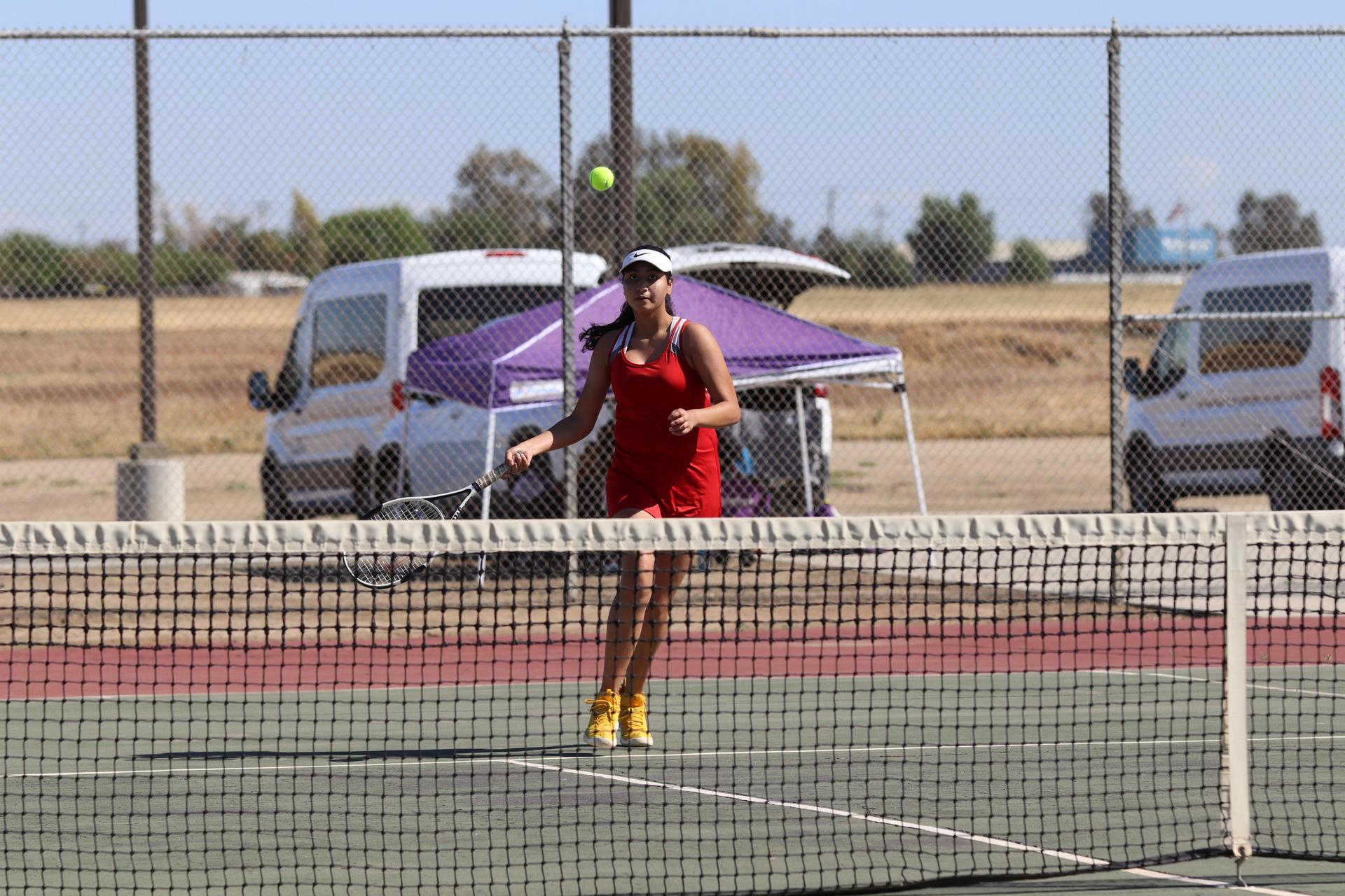 Tennis vs Washington Union, April 26, 2021 CUHS Photos Chowchilla