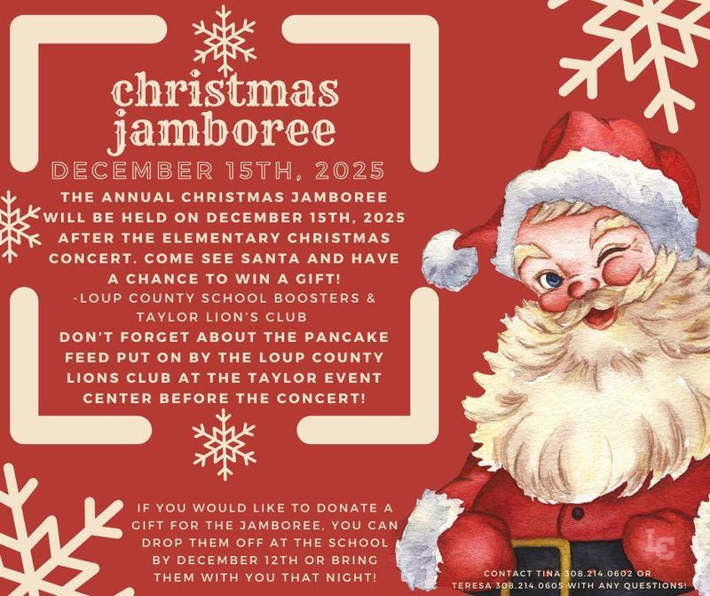 Christmas Jamboree Information listed in article!