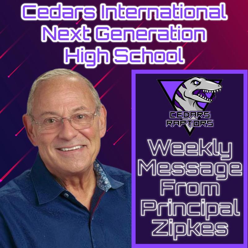 Principal's Weekly Message