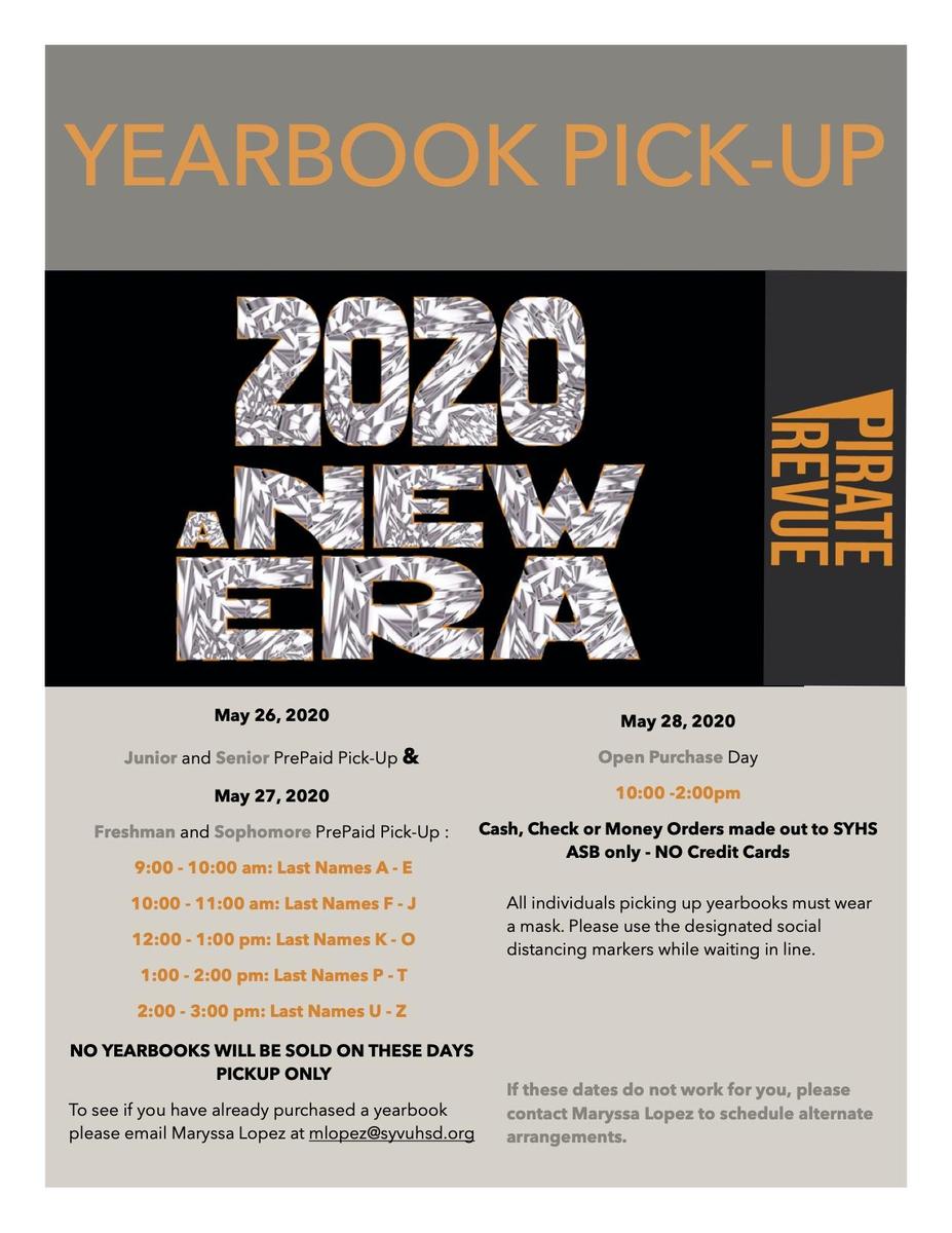 Yearbook Flyer