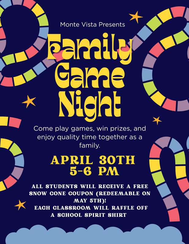 Family game night poster