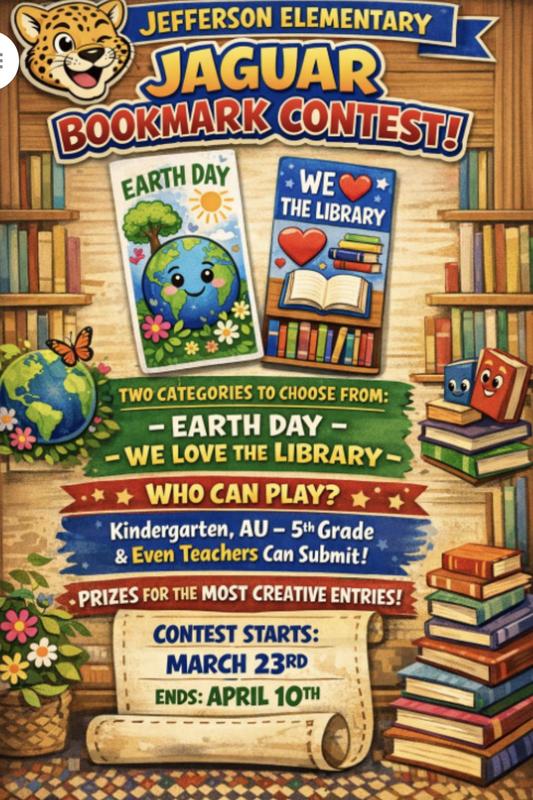 Information about the Jaguar Bookmark Contest