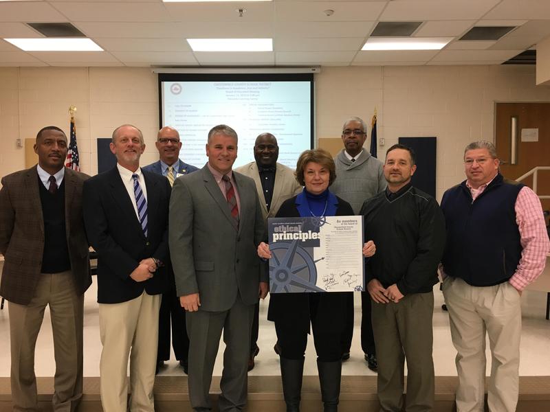 Board signs ethical principles statement Chesterfield County School