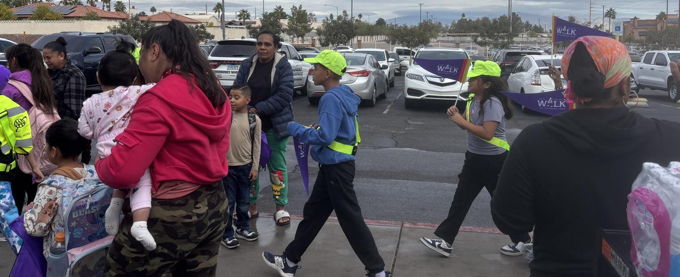 Teachers, students, and families celebrate Ruby Bridges Day.