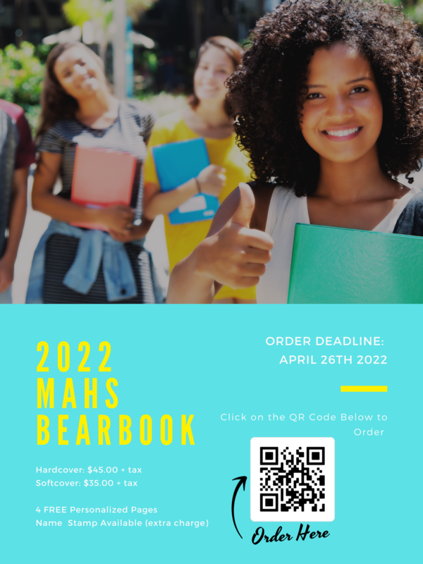 MAHS 2022 Yearbooks are on sale now! Featured Photo