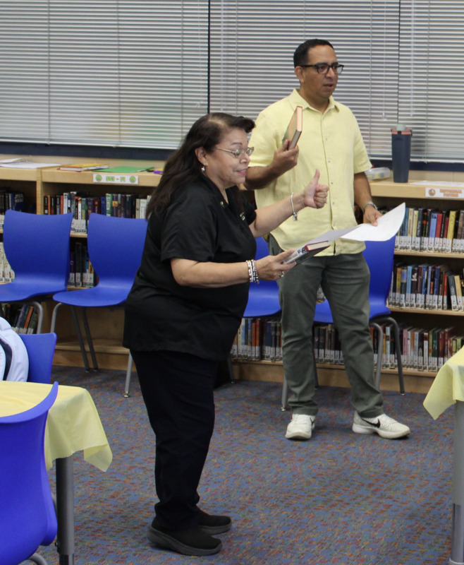 Librarians doing workshops