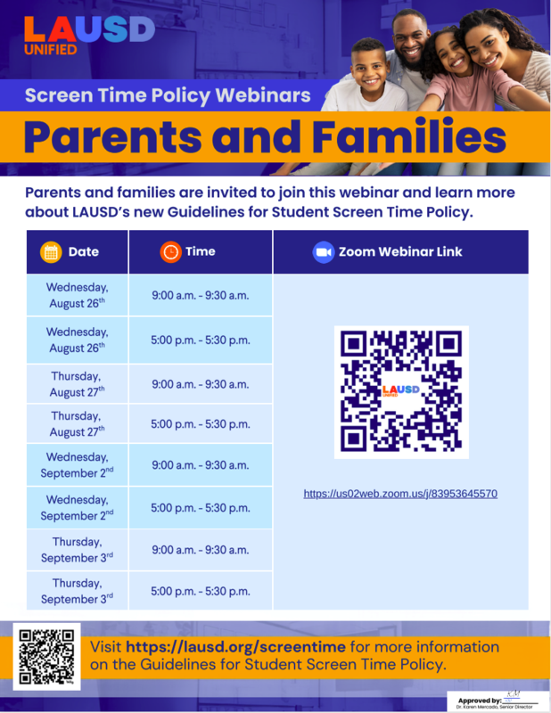 Screen Time Webinar
