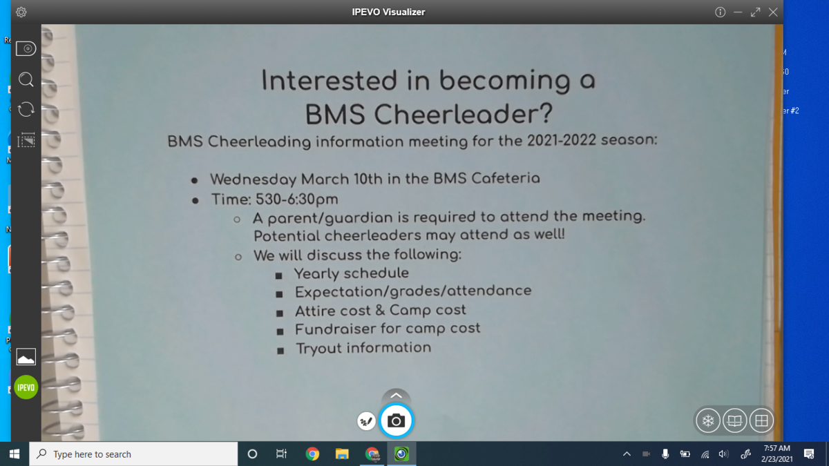 cheer info meeting