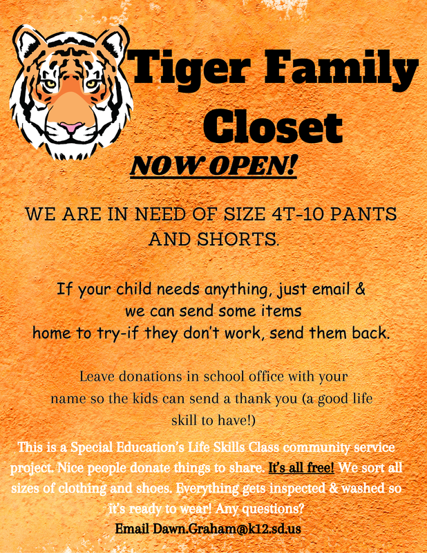 Tiger Family Closet is in need of 4T-10 pants and shorts