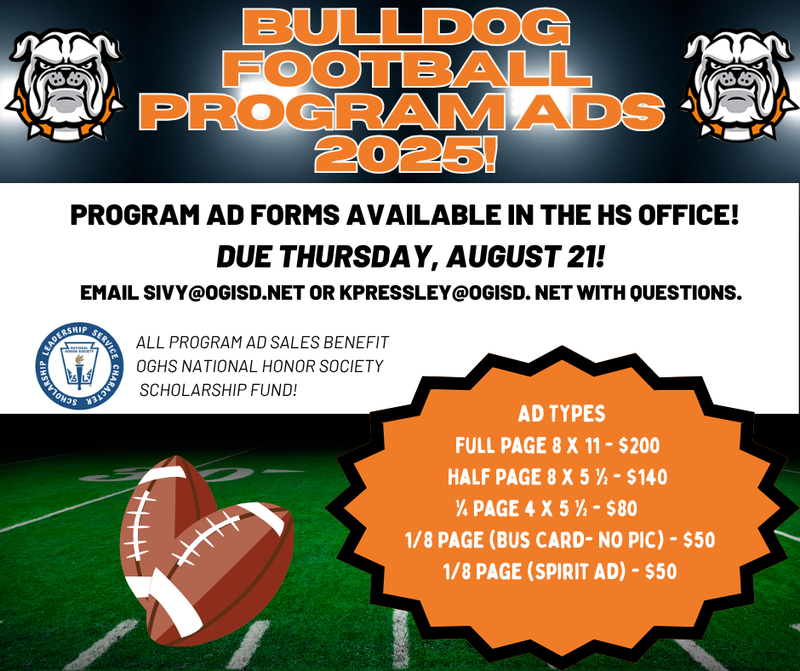 Bulldog Football Program Ads - 2025 Season Featured Photo
