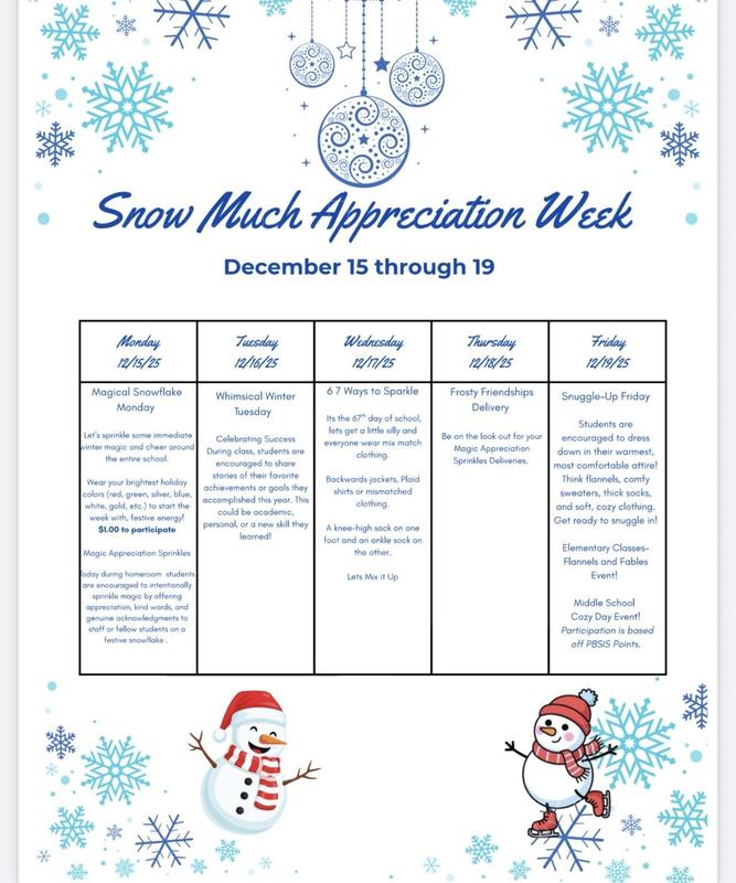 Snow much appreciation!