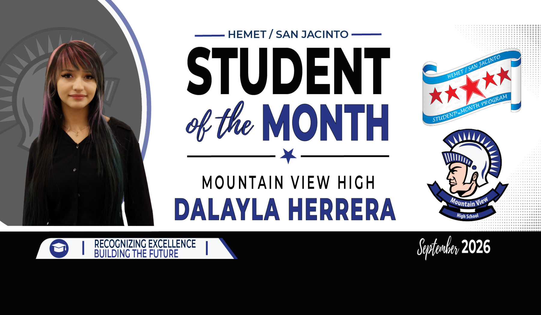 MVHS Student of the Month Dalayla Herrera