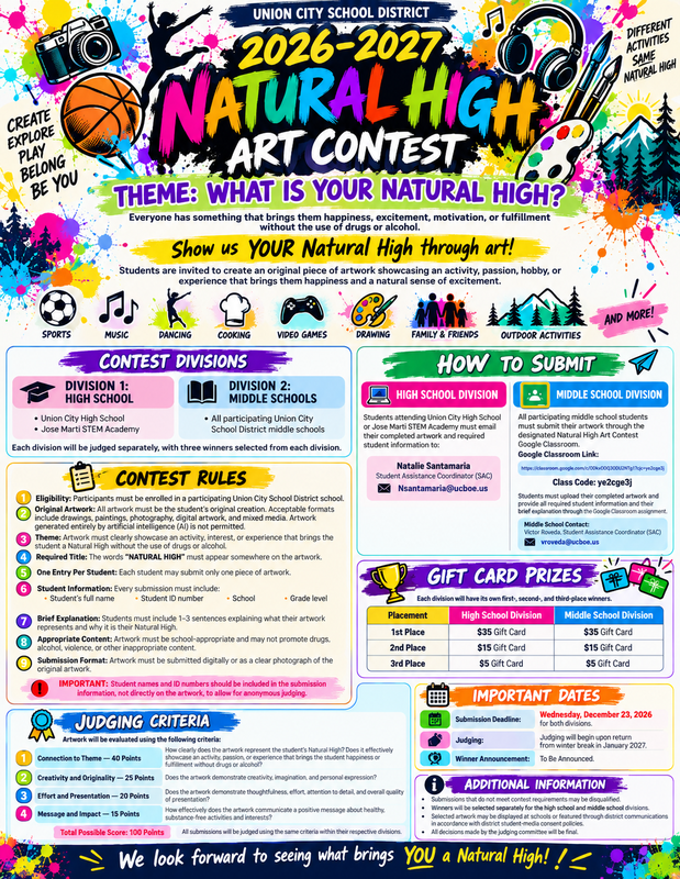 Natural High Art Contest