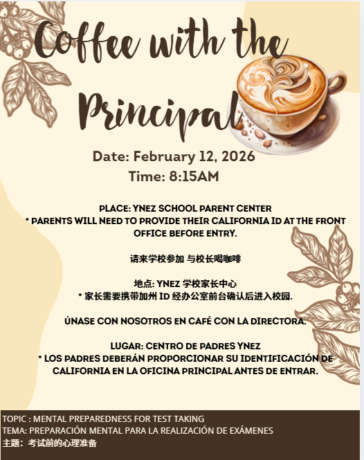 Coffee with the Principal Featured Photo