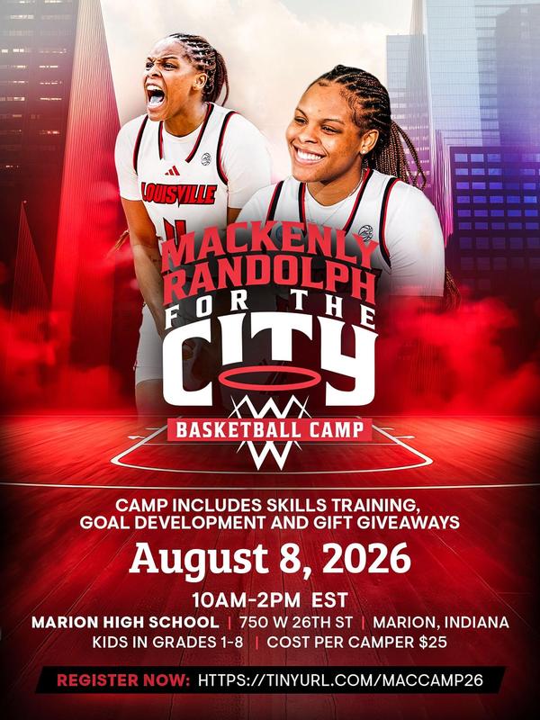 promo graphic - MHS hosts Mackenly Randolph girls basketball camp August 2026