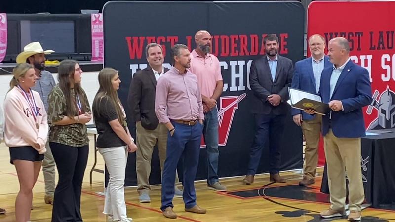 West Lauderdale High School Government Leaders Celebrating Success at West Lauderdale High