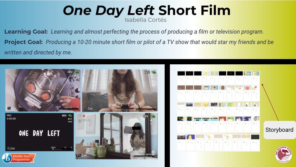 Isabella Cortés Hernández - One Day Left: Short Film