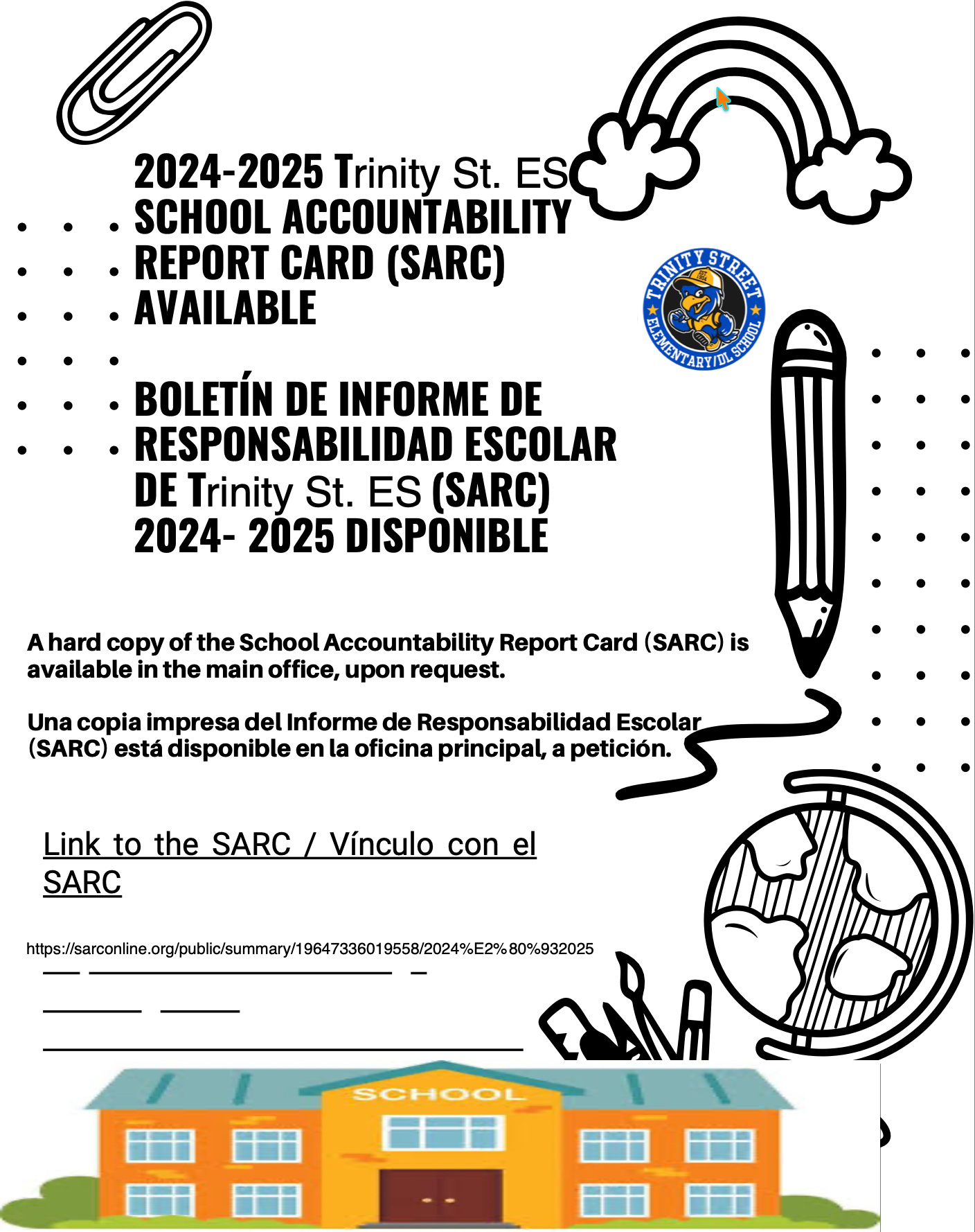 School Accountability Report Card (SARC) – Parents – Trinity Street ...