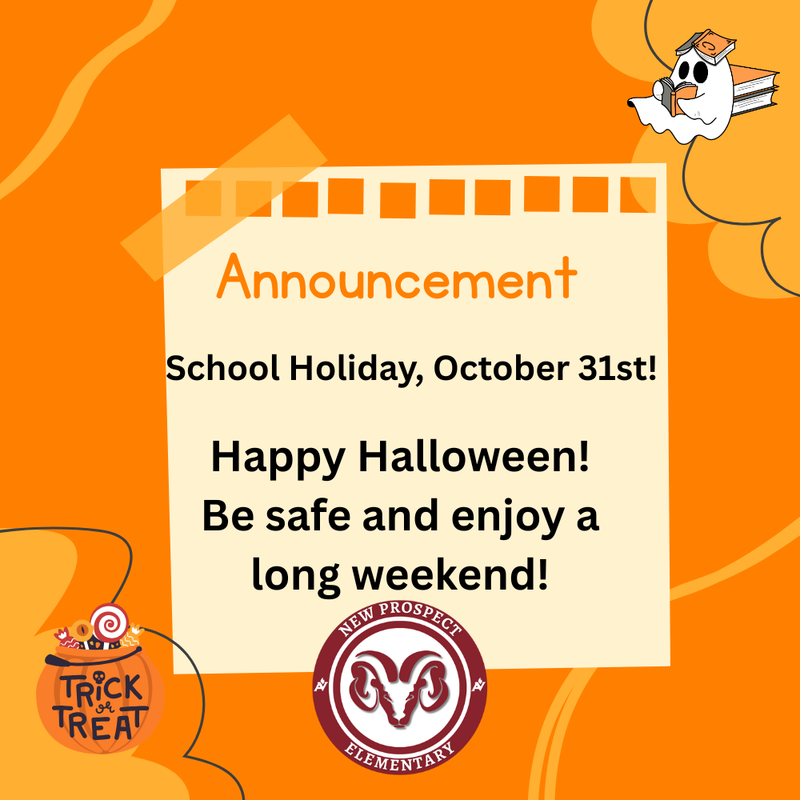 No school, October 31st, 2025